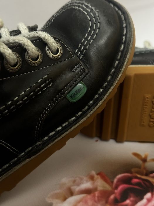 Шкіряні чоботи весняні/осінні KicKers