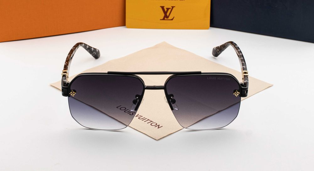 Сонцезахисні окуляри Louis Vuitton NEW 2026 | UV400 | квадратна лінза | футляр в комплекті