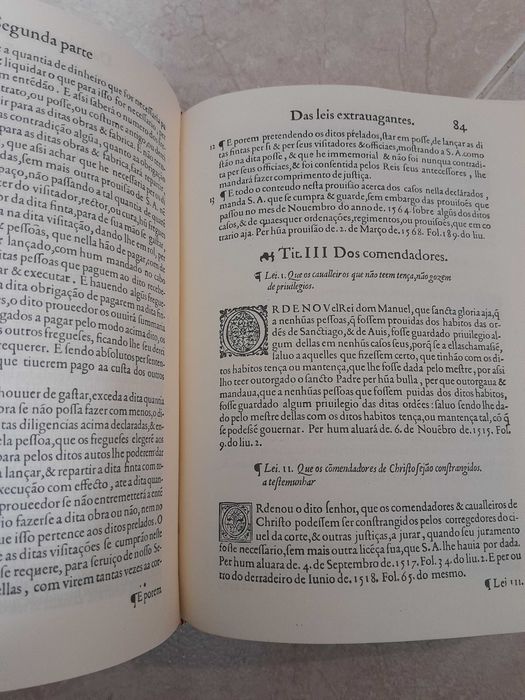 Leis Extravagantes e Repertório das Ordenações