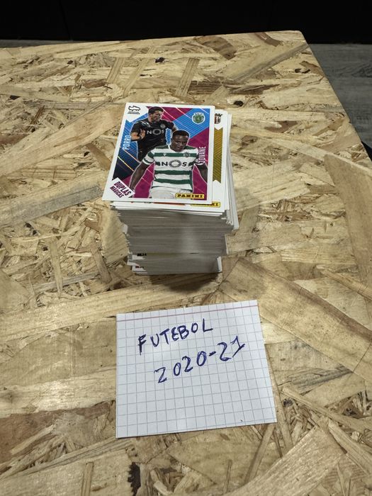 FUTEBOL 2020-2021 - lote de 300 cromos 30 euros cada cromo sai a 0.10€