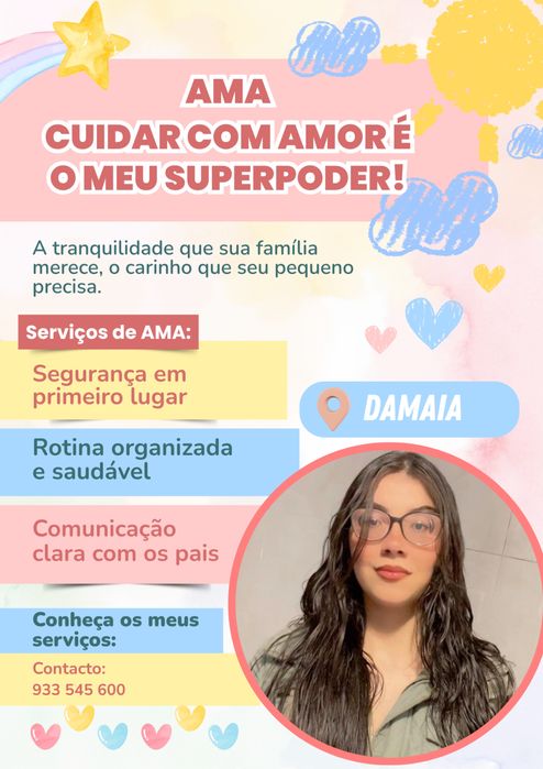 Ama em damaia, sob orçamento. De segunda a sabado.