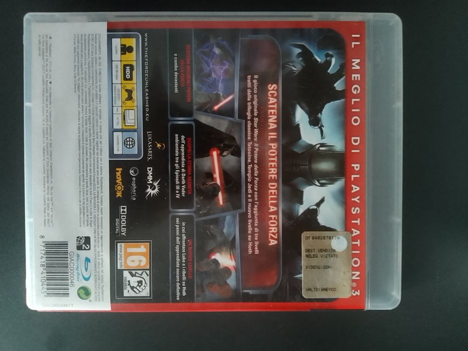 Star wars the force unleashed ultimate sith edition ps3