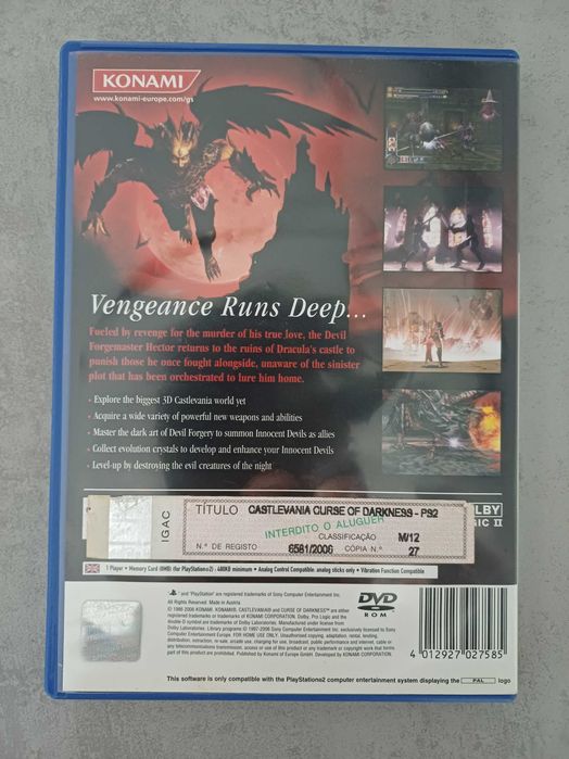 Castlevania curse of darkness ps2