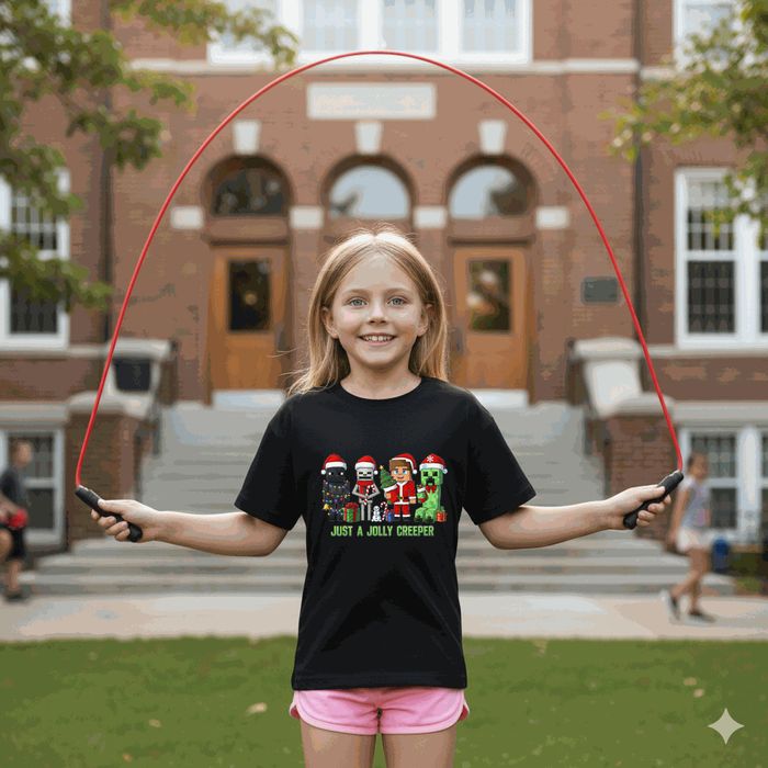 Koszulka dziecięca czarna creeper w minecraft prezent święta 116