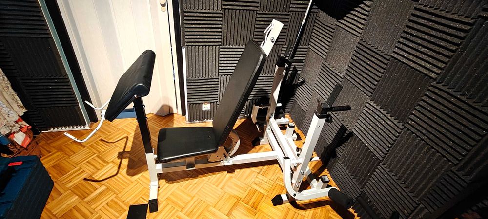 Ławeczka combo do wyciskania, modlitewnik, szwedki, rozwój