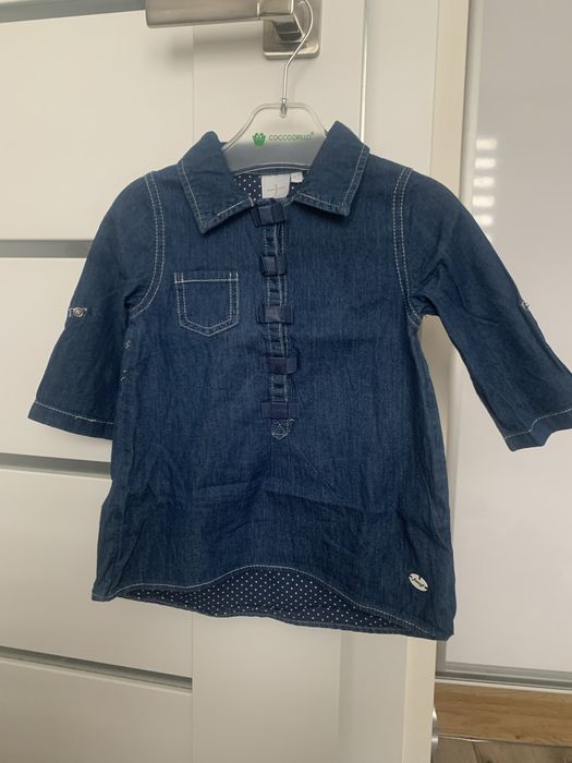 Tunika jeans dla dziewczynki