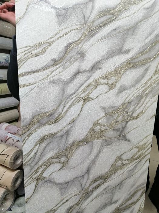 Обои виниловые полностью новые, 6 рулонов