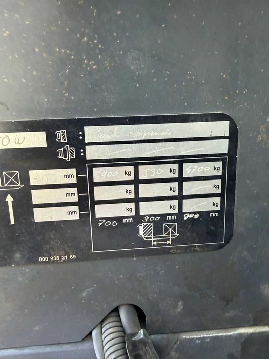 Wózek widłowy boczny Linde S60, pekins, 6t, baumann,