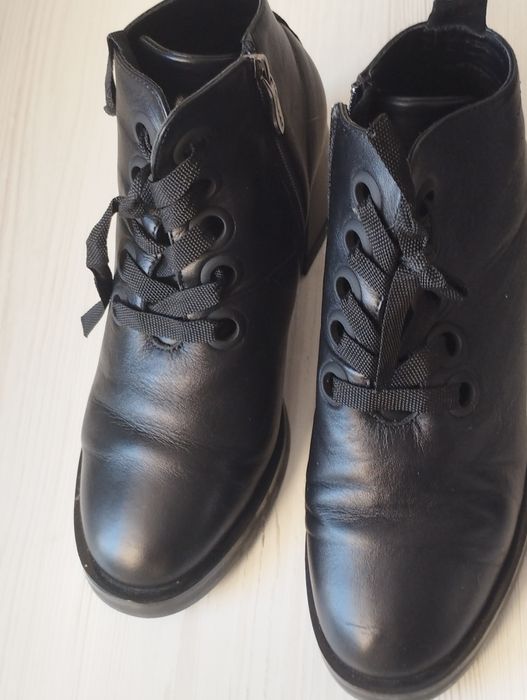 Ботинки осень весна кожа