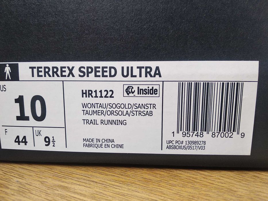 Кросівки Adidas Terrex Speed Ultra. Нові. 44 (28см)