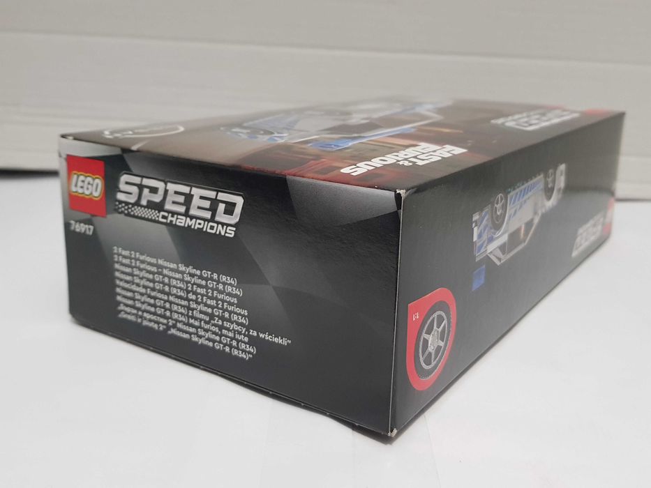 LEGO Nissan Skyline GT-R R34 auto speed klocki samochod 76917 Nowy