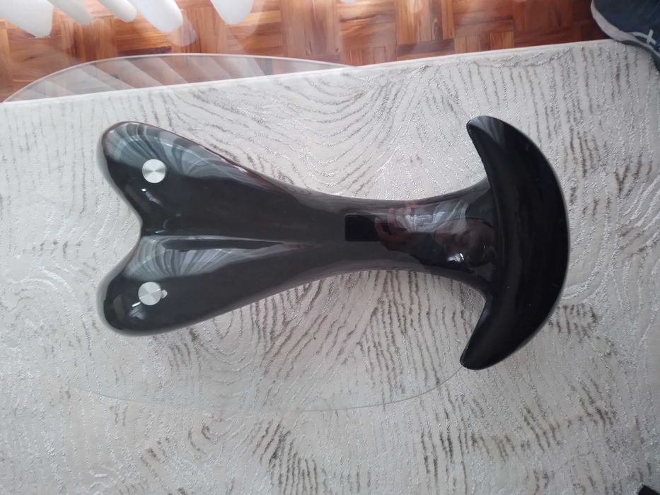 Mesa de centro/apoio usada com tampo em vidro