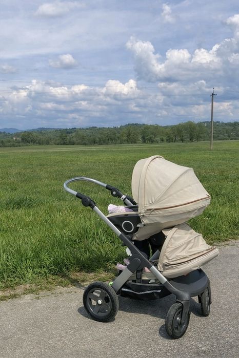 Stokke коляска для двійні/погодок, комплект з аксесуарами