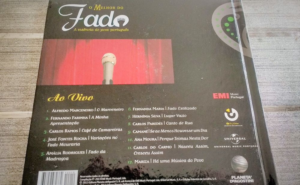 O melhor do Fado a essência do povo português ao vivo em CD