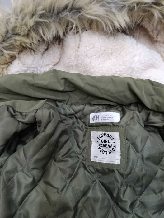 Kurtka zimowa parka hm