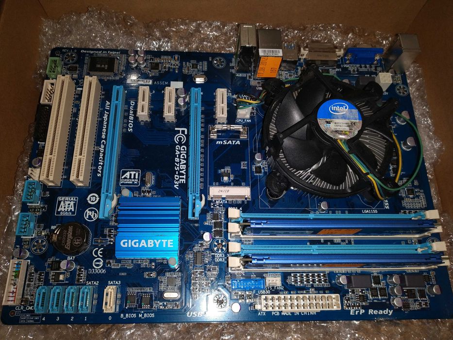 Płyta główna GIGABYTE z procesorem XEON E3-1280v2 Socket 1155 + RAM