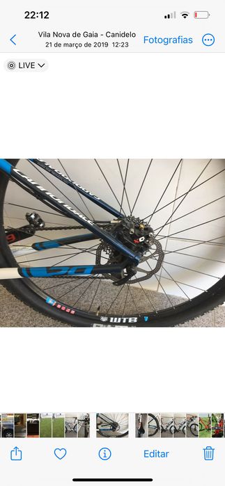 Cannondale roda 29 carbono tamanho m