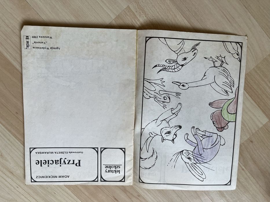 Przyjaciele – Adam Mickiewicz, il. E. Murawska (Varsovia, 1989) Bajki