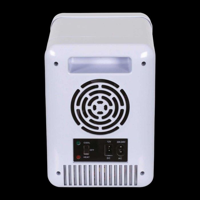 Mini Frigorífico de Maquilhagem 4L com Espelho LED Portátil para Cosméticos Casa e Carro novo