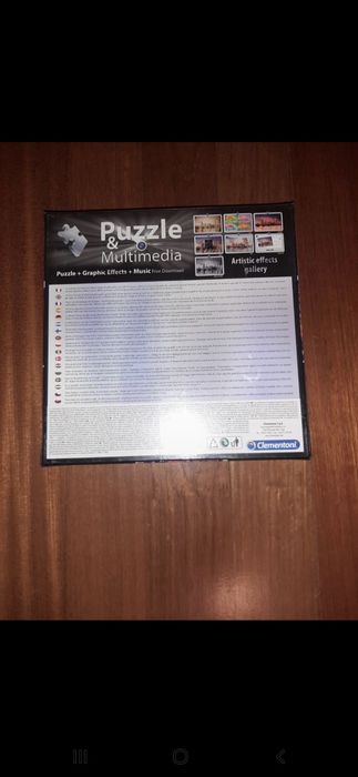 Puzzle&Multimédia: Puzzle + efeitos gráficos + música da Clementoni
