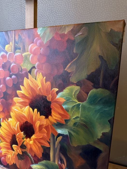 Картина соняхи подсолнух живопись