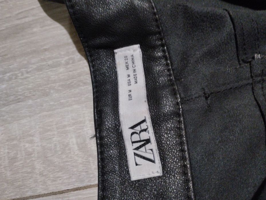 Шкіряні штани Zara, кожанние брюки
