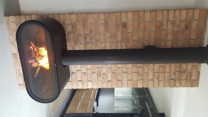 Ekskluzywny Kominek Wiszący Rocal D 8