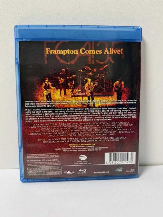 Peter Frampton - FCA!35 Tour An Evening with Peter Live Koncert Bluray