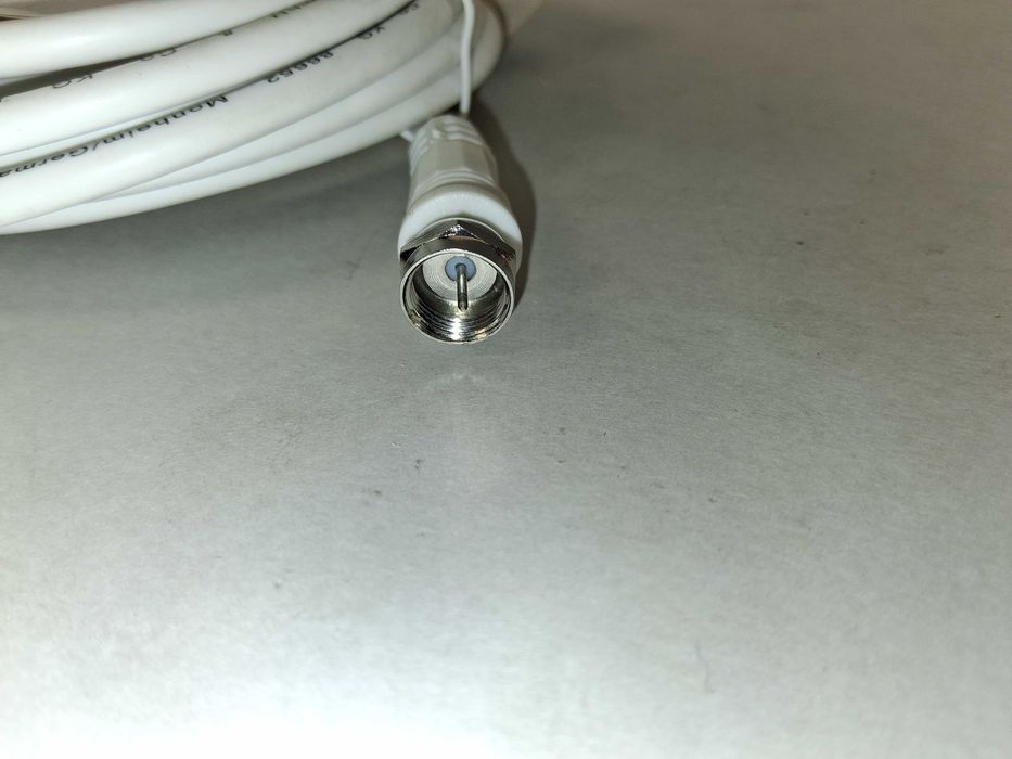 N152 Kabel Antenowy SAT HAMA Classic Line F-Plug 2,5 m Biały