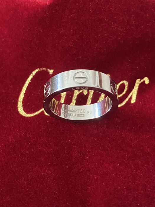 Srebrna obrączka cartier stal nierdzewna  r  17