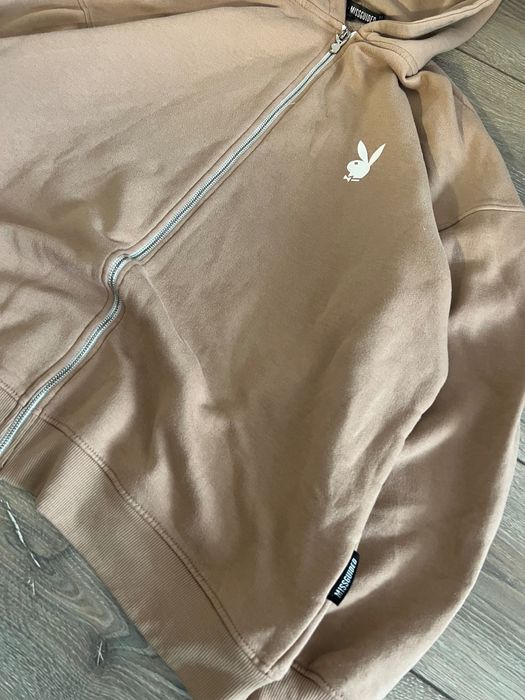Zip Hoodie Play Boy x Missuided Зіп худі Плей бой Худак зипка