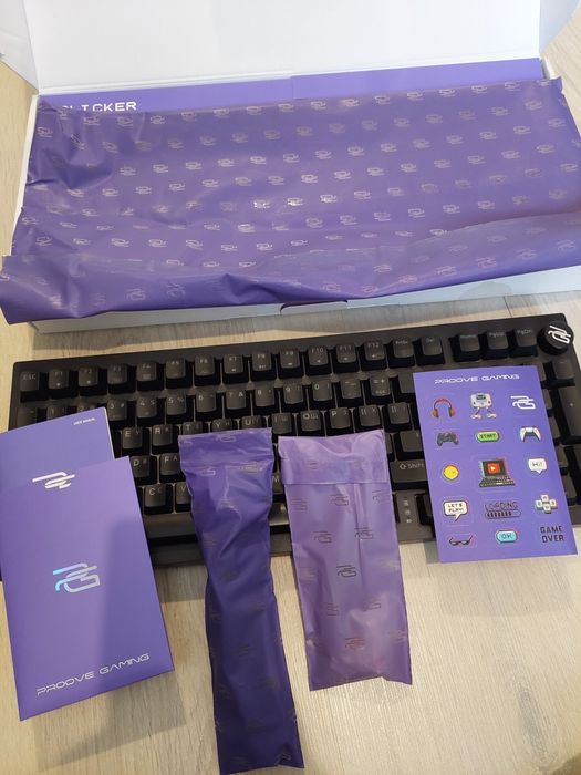 Клавіатура Proove Gaming Slicker Wireless Keyboard Black WKSL00022401