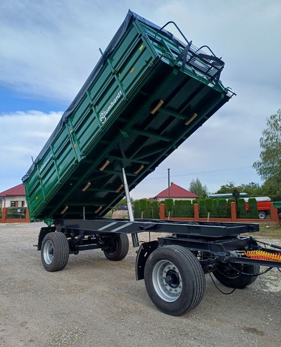 Przyczepa wywrotka na 3 strony nowa zabudowa 14 ton 18 t dmc resor hw