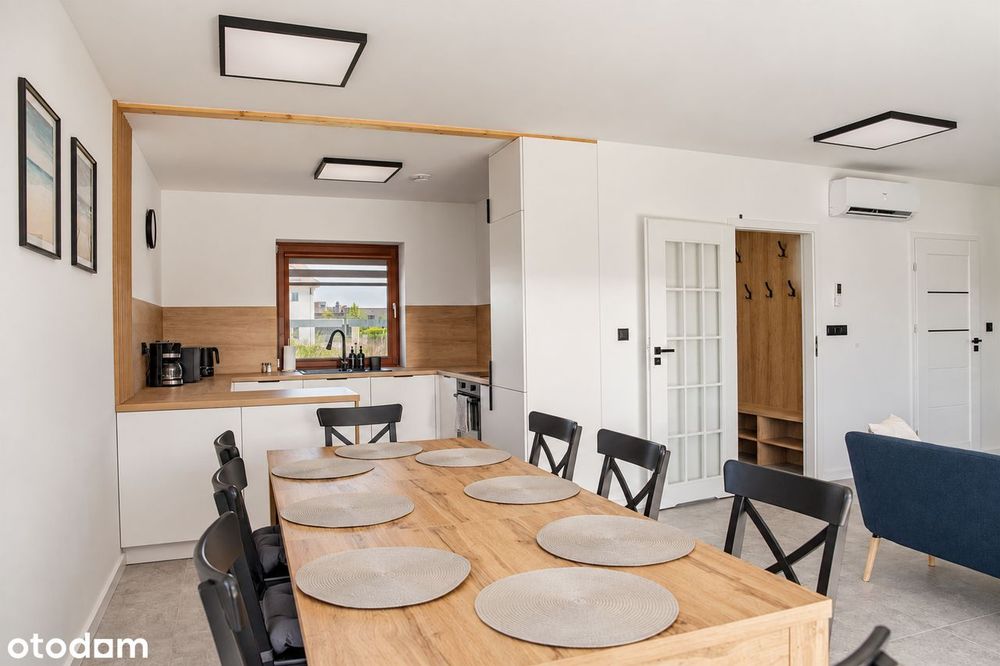 Nowy dom nad morzem 140 m²| działka 1044 m² | zeroemisyjny | biznes