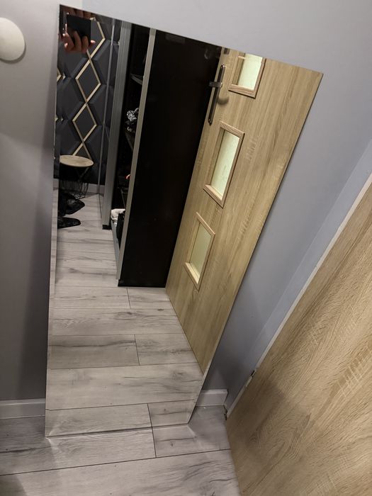 Lustro fazowane, z frezem, szlifem, 120x50cm, do naklejenia, PIĘKNE