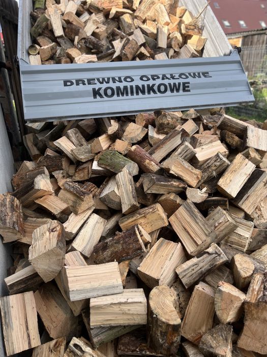 Promocja! Suche sezonowane Drewno opałowe-kominkowe  Transport Gratis