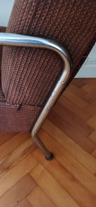 Fotel Zadziele Wschód Bauhaus PRL vintage modern