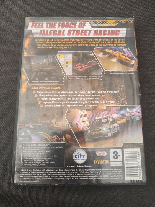 Gra Overspeed na komputer z napędem cd-rom