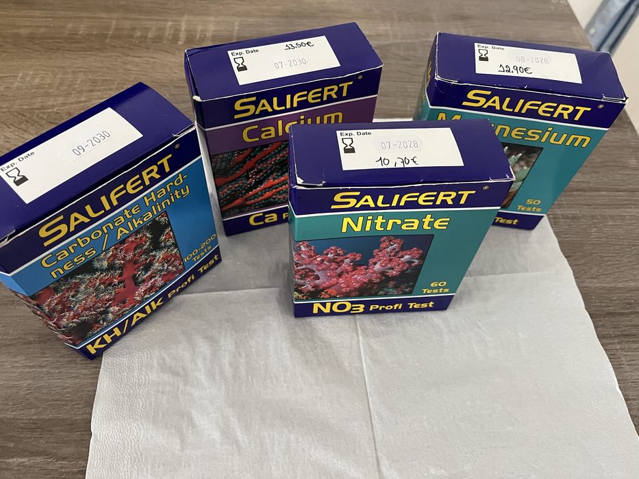 Testes aquario Salifert novos