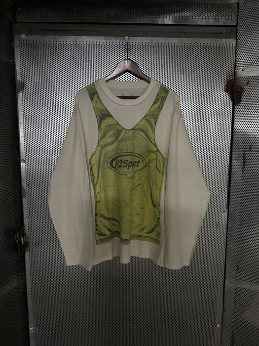 H&M x Heron Preston "H2" Trompe-L'eil Jersey Longs leeve