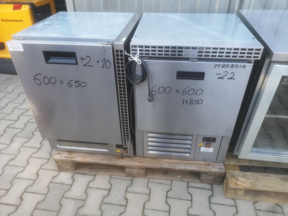 Stół do zabudowy chłodniczy i mroźniczy.