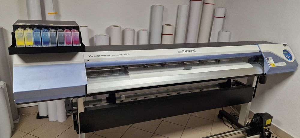 Ploter Roland VS-640i druk i cięcie + laminator 137 cm, komplet