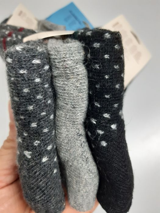 Meias em lã novas para homens tamanho 40-46
