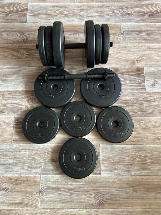 20 кг гантели разборные наборные гантелі розбірні