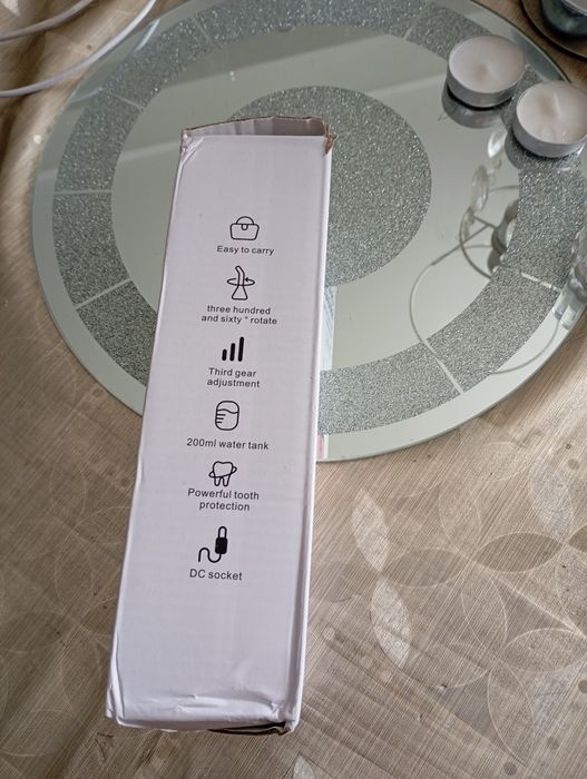 Irrygator biały i różowy