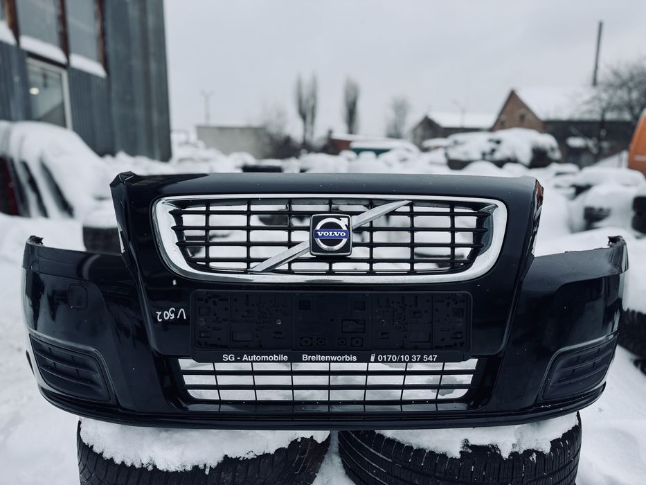 Бампер Вольво В50 Передній Volvo V50 S40 C30 Чорний Рест Авторозборка