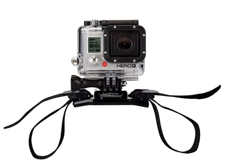 Correia para capacete ajustável nova para GoPro