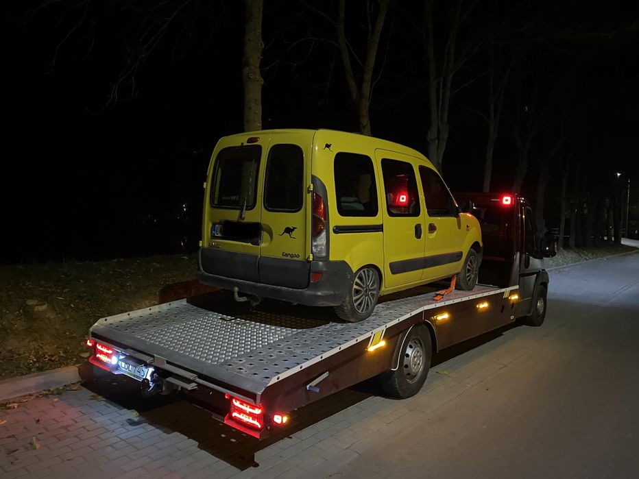 Tani transport laweta pomoc drogowa holowanie autolaweta wynajem kat B