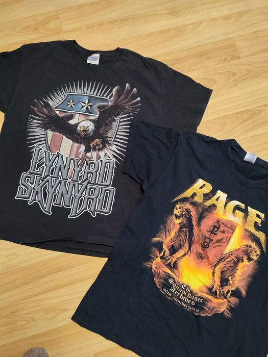 Футболки Impericon, Rage, Kiss, Rolling Stones, Lynyrd Skynyrd, i ін