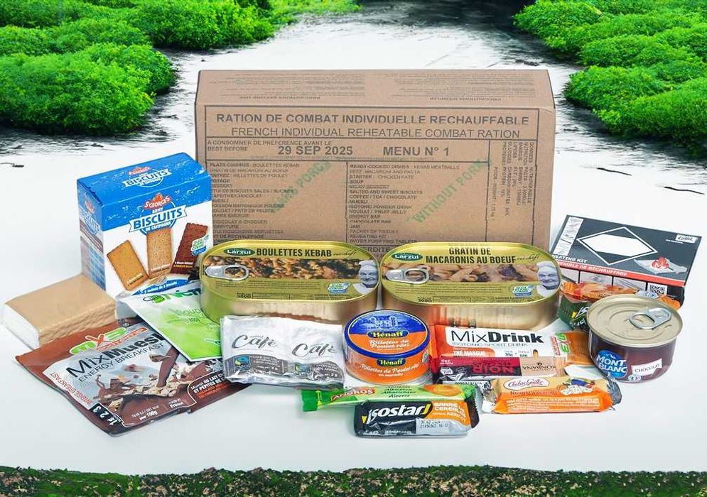 MRE Франции суточный/Французский ИРП с разогревом/MRE/RCIR